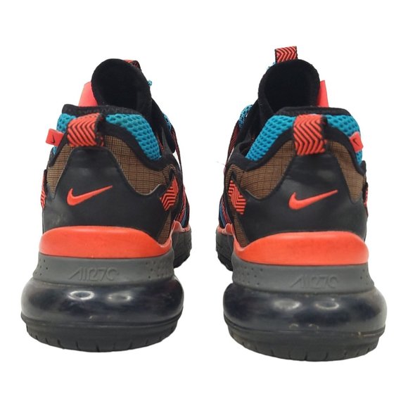 Nike Air Max 270 Bowfin Mens 10 Brown Blue Orange Trail Running Shoe AJ7200-200 - Picture 5 of 11